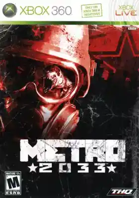 Metro 2033 (USA) box cover front